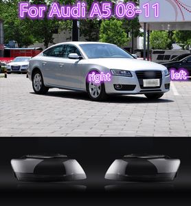 Подходит для Audi A5 08-11, крышка передней фары A5, крышка корпуса лампы из прозрачного органического стекла