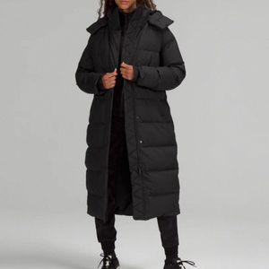 Womens Downs Parkas Christmas Day Puffs Down Jacket Lång stil huva för att hålla varma avslappnade LL -kläder x9n5#