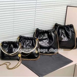 Сумма для покупок 22 Bag Big Woman Bags Ladies Denim Chains Дизайнерская топ-рука сумка Blue Luxury Big Tote-Bag 4 размера