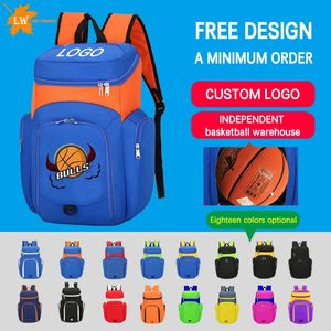 Outdoor-Taschen Basketball-Rucksack mit Jugend-Fußball-Tasche für Männer, große Kapazität, Sportrucksack, Trainingstasche, weiblich, individuelles Muster, Name 231212