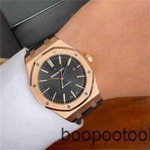 Audemar Pigu Royal Oak Offshore Watches Swiss Made Royal Oak Series 15400 eller Mens Watch 18K Rose Gold 41mm Automatisk mekanisk lyxklockdiameter 41mm 15400 kpd0