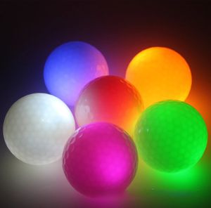 Golfbälle, 6 Stück, leuchtende Golfbälle für Nachtsportturniere, fluoreszierend, im Dunkeln leuchtende Golfbälle, langlebige helle leuchtende Bälle, 231212