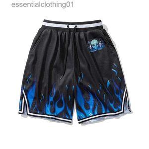 Short shorts de verão shorts de basquete de outono homens desenhos animados respiráveis ​​quadrinhos shorts de folga ao ar livre esportes fitness calças curtas soltas l231212