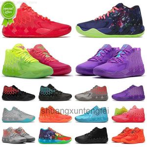 Düşük Lamelo Ball Ayakkabıları Düşük MB01 Basketbol Sneaker Rick ve Morty Galaxy Buzz City Black Blast Queen Citys Rock Ridge Kırmızı MB.01 Sport MB 01