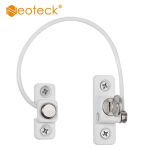 Baby Locks es Neoteck 610Pcs Lockable Cable Window Door Restrictor Child Safety Security Lock Catch Wire For Home Hospital School 231211