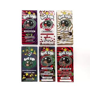 Partihandel TOP One Up Chocolate Stav Package Boxes 3.5G Mushrooms Bars Packing Boxes 6 Smaker