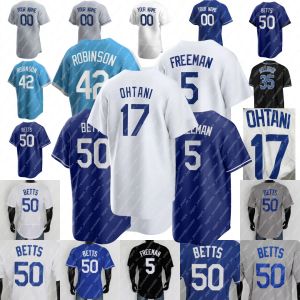 Maglia da baseball Mookie Betts 17 Shohei Ohtani Kike Hernandez James Outman Freddie Freeman Gavin Lux Clayton Kershaw Walker Buehler Max Muncy Will Smith Chris Taylor