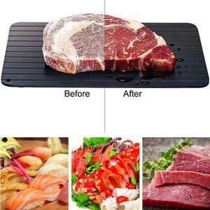 Bandeja de descongelação ferramentas descongelar alimentos congelados carne frutas placa de descongelação rápida descongelar cozinha gadget ferramenta HH7-899241F