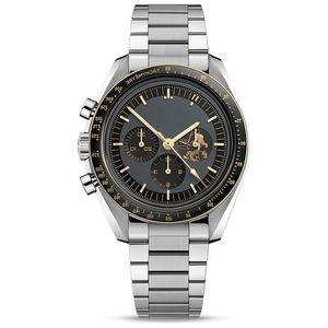 Topp märkes schweiziska klockor för män Apollo 11 50 -årsjubileum DEISGNER Watch Quartz Movement All Dial Work Moonshine Dial Speed ​​Montr241q