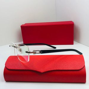 Man Carti Glasses Designer Solglasögon Titanium Cool glasögon Fashion Eyewear Classic Woman Rectangle Outdoor Sport Buffalo Horn UV400 med Box Occhiali Da Sole