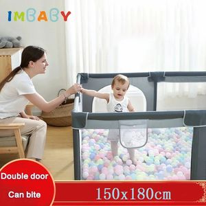 Baby Rail Imbaby PlayPens 150180cm Playpen for Children Activity Gym Parks Ball Box Balls Pool Children's Staket 231211