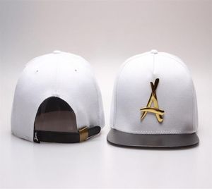 Tha Alumni Alumni Metal A Logo Leather Justerable Baseball Snapback Hatts and Caps for Men Women Fashion Sports Hip Hop Gorras Bone4818175