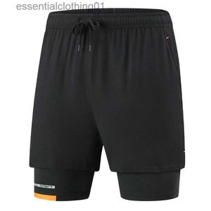 Herrshorts S-9xlmen's Summer Overdized Sports Pants Fodin med löpande fitness beskurna shorts för casual wear L231212