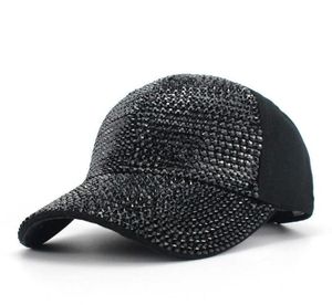 Menina boné de beisebol colorido strass diamante crianças snapback boné primavera verão chapéu preto para menino bebê criança 38 anos de idade ossos x9374066