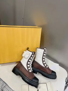 Fendyity Shoes Woman Boots Danies Designer Sneakers Platforma Platforma wysokie obcasy Botki Czarne kasztanki gładkie skórzane zamszowe zimowe kostki buty buty butów 0