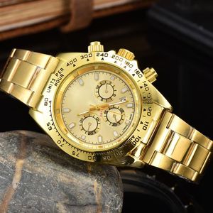 Mens Watches Fashion Quartz Movement Wristwatch Splash Waterproof Luminous Hands rostfritt stål Case Watch Design Analog Clock BA232T