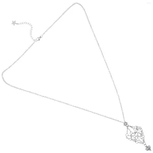 Ожерелья с подвесками, регулируемый шнур для ожерелья, винтажный держатель, хрустальная клетка, сплав металла