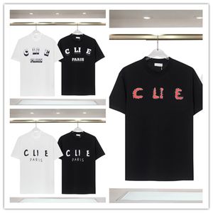 男性TシャツデザイナーTシャツTEEES MEN SHIRTH 3次元のレターエンボス加工スチールシールテクノロジーカジュアルファッショントレンドコットンショートスリーブS-5XL