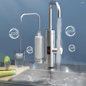 Kitchen Faucets Electric Water Heater Faucet Tap Filter Instant Heating Cold Temp Display