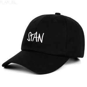 Bollmössor Stan Dad Hat Eminem Dido % Cotton Letter Brodery Baseball Cap Snapback Men and Women mode Outdoor Leisure Caps L231212