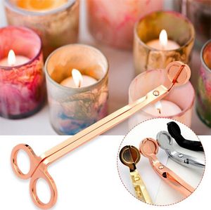 Rostfritt stål Candle Wick Trimmer Oil Lamp Trimmer Scissors Cutter Tool Hook Trim Wicks förlänger livet på Candle Tool