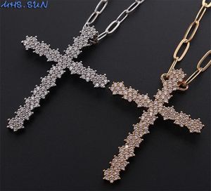 MHS.SUN Fashion Women Pendant Necklace AAA Zircon Stone Jewelry Religion Necklace Chain Choker For Men Party Gift 1PC 2010137139454