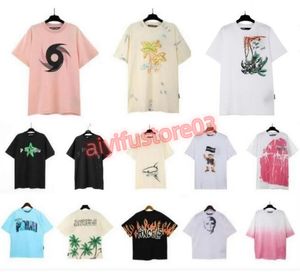 Palms Angel Herren-T-Shirts, Herren-Damen-Designer-T-Shirts, T-Shirts, Bekleidung, Oberteile, Mann, lässig, Brust, Buchstaben-Hemd, Luxus-Kleidung, Street-Shorts, Ärmel-Kleidung, T-Shirts