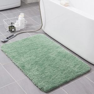 Mattor Super Absorption Bath Mat Non-Slip Badrumsmattor Mjuk golvmatta för sovrum Toalettmatta Dörrat Lång sängmatta 5 Storlekar 231212