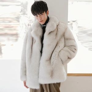 Men's Jackets Fur Grass Coat Mid Length Full Leather Winter Thickened Haining Integrated Brand