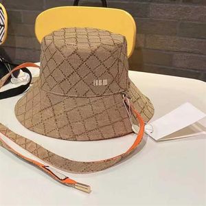 Man Woman Bucket Hat Designer Sun Hats Women Strap Adjustable Caps Front Back Wear Breathable Traveling Summer Sun Protection Casq2998