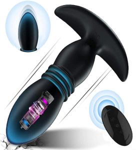 Brinquedos sexuais para casais empurrando vibradores anal vibratando homem poderoso de volta padrões propulsor massagers massagers machos4358282