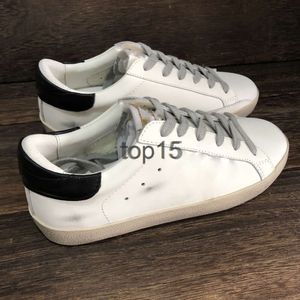 Designer itália marca feminina sapatos casuais dourado superstar tênis lantejoulas clássico branco do-velho sujo super estrela homem sapatos de luxo mn