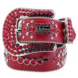 Designer Bb Belt Simon Belts for Men Women Shiny diamond on Black Blue white multicolour with bling rhinestones as gift2568