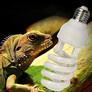 Inny ogród domowy 50 100 UVB Lampa gadowa 13 W Energy oszczędzanie Terrarium Light Uva Ogrzewanie na żółw jaszczurki 231211