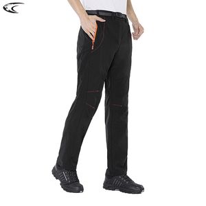 Pantaloni da esterno LNGXO Pantaloni invernali da uomo in pile Pantaloni da trekking impermeabili caldi Campeggio esterno Arrampicata Sci Soft Shell Pantaloni antipioggia antivento 231211