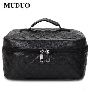 Cosmetic Bags Cases box Quilted professional cosmetic bag women's large capacity storage handbag travel toiletry makeup sac 231212