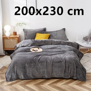 毛布200x230 cmコーラルフリースフランネルブランケット家庭用エアコンキルトソファカバーソフトウォームスプリングと秋231211