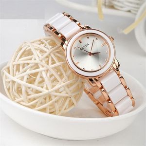 SENDA Brand Mother Pearl Shell Trendy Quartz Womens Watch Delicate Students Watches Jewelry Buckle Ladies Wristwatches242r