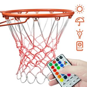 Balls LED Light Basketball Net Change Play Automatic Lights for Outdoor Teen 231212