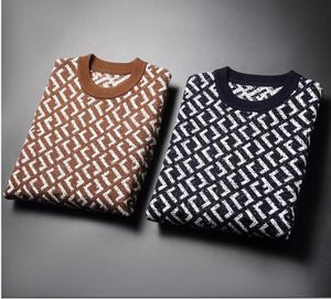 Kvinnors lyxdesigner Herrens svarta tröja Knit Casual Autumn/Winter Printed Pull Letters Fstyle Jacquard Cashmere Blend Men's and Women's Par Shirt 3x