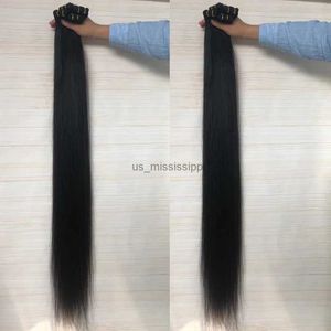 Perucas de renda #613 loiro reto 40 50 polegadas remy cabelo brasileiro tecer feixes de cabelo cor natural 100% cabelo virgem cru extensionl240124