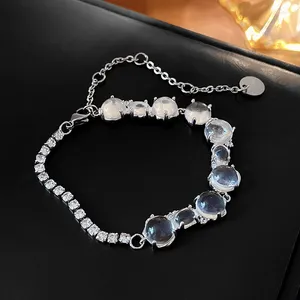 Charm-Armbänder, modisches transparentes Harz-Kugelarmband, europäisches und amerikanisches All-Matching, verstellbar für Frauen