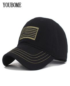 YouBome Beyzbol Kapakları Erkekler İçin Kamufla Marka Ordusu Snapback Caps Kadın Erkek Vintage Bize Bayrak Casquette Bone Dad Hat Caps2665363