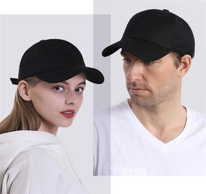 Classic Polo Style Baseball Cap All Cotton Made Adjustable Fits Men Women Low Profile Black Hat Unconstructed Dad3245417