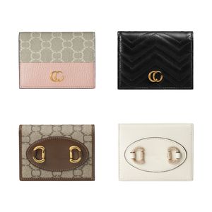 Mulheres de luxo bolsas de moedas porta-cartões carteiras cinco compartimentos chave de cartão cosmético fim de semana designer mens marmont couro genuíno 466492 carteiras bolsas com caixa