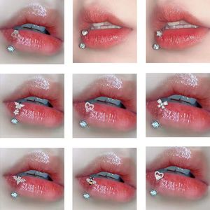 Edelstahl 4mm Polymer Clay Lippenring Persönlichkeit 5 teile/los Punk Schmetterling Biene Hufeisen Ring Piercing Schmuck Lippennagel Hufeisenlippennagel