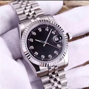 36mm Datejust Steel Blue Dial Watches Men Mechanical Automatic Wristwatches luxury daimond watch Gift with box224N