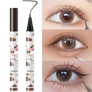 Eye Shadow Liner Combinação À Prova D 'Água Quick Dry Delineador Líquido Deitado Silkworm Pestana Caneta Longa Duração Preto Marrom Lápis Beleza Olhos Maquiagem Ferramenta 231211