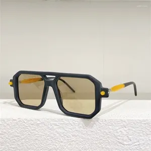 Солнцезащитные очки для улицы, квадратные, Германия, KUB, бренд Maske P8, ретро ацетатные женские и мужские очки, очки высокого качества для защиты от солнца