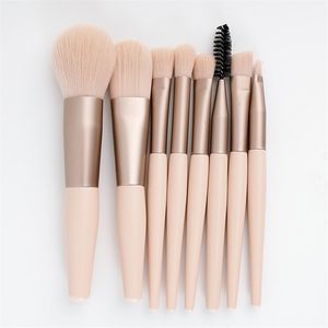 Makeup Brushes 8pcs Make Up Set Cosmetic Powder Eye Shadow Foundation Blush Blending Concealer Professional Beauty Tool l231211